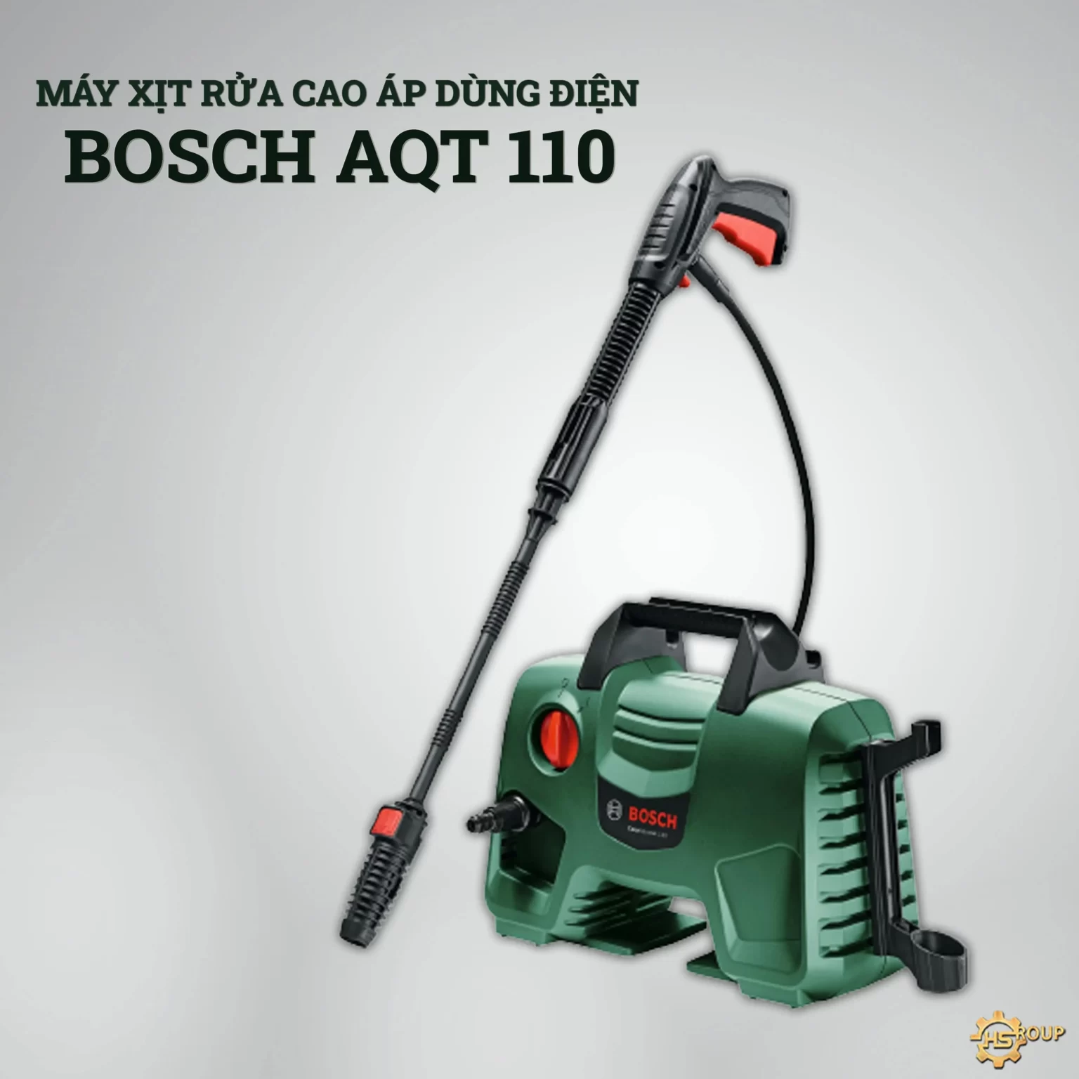 Máy xịt rửa cao áp dùng điện Bosch AQT110 (1300W)