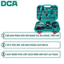 Bộ máy khoan dùng pin DCA ADJZ1202TS 10.8V
