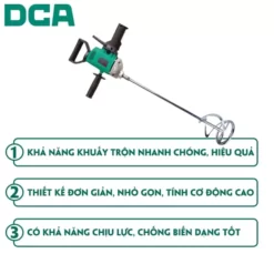 Máy trộn sơn cầm tay dùng điện DCA AQU160 800W