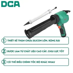 Máy bơm silicon dùng pin DCA ADPJ12AK 12V