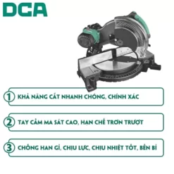 Máy cắt nhôm dùng điện DCA AJX07-255 1200W