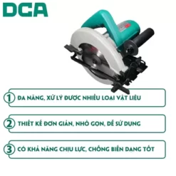 Máy cưa đĩa dùng điện DCA AMY02-185 1100W