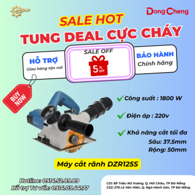 Máy Cắt Rãnh Tường DZR125S